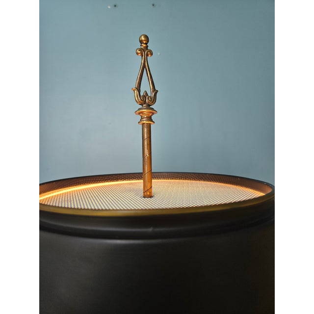 French Mid 20th Century French Candlestick Bouillotte Lamp For Sale - Image 3 of 7