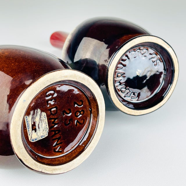 Mid-Century Ceramic Vases from Bay Keramik, West Germany, 1960s, Set of 2 For Sale - Image 6 of 15