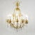French 1920s Antique French Cut Crystal Eight Arm Chandelier For Sale - Image 3 of 11