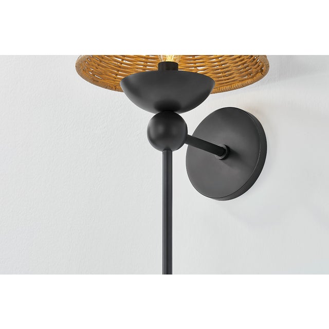 Contemporary Mitzi Perilla 9.5 in. 1 Light Wall Sconce in Old Bronze Finish For Sale - Image 3 of 4