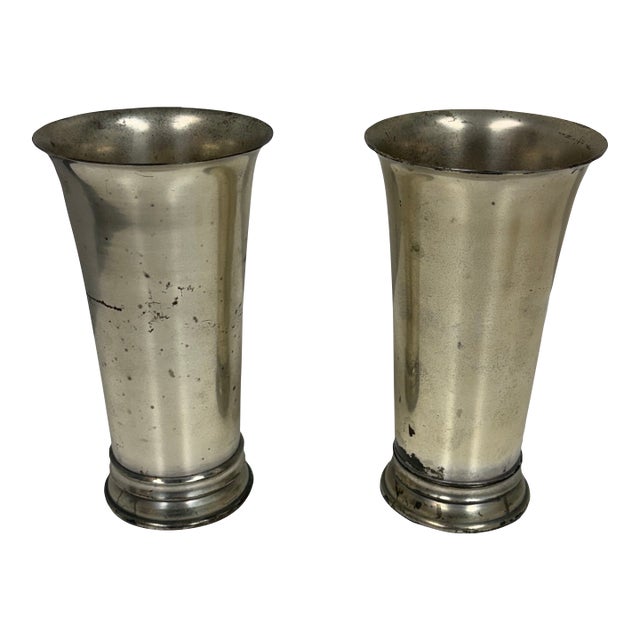 Restoration Hardware Julep Vases, Pair For Sale