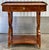 Neoclassical Neoclassical Maple Side Table With Drawer For Sale - Image 3 of 11