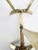 Metal Vintage Brass Magazine Rack with Horse Detail, France, 1970s For Sale - Image 7 of 8
