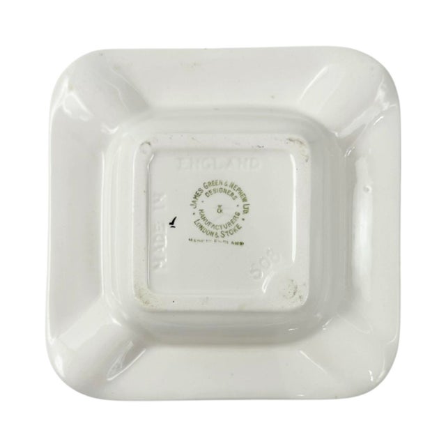 Mid 20th Century Vintage Black & White Scotch Whiskey Scottie & Westie Dogs Ashtray For Sale - Image 5 of 10