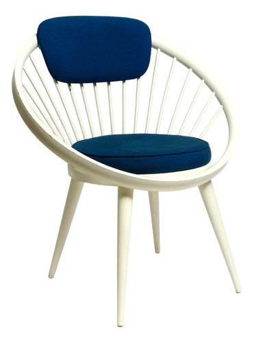 Vintage Circle Chair by Yngve Ekström for Swedese, 1950s