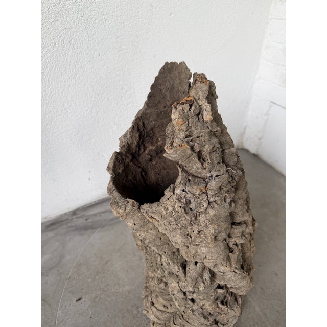Vintage Cork Bark Vase, 1970s For Sale - Image 18 of 18