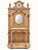 Napoleon III Style Oak Entryway Wardrobe with Beveled Mirror For Sale - Image 9 of 10