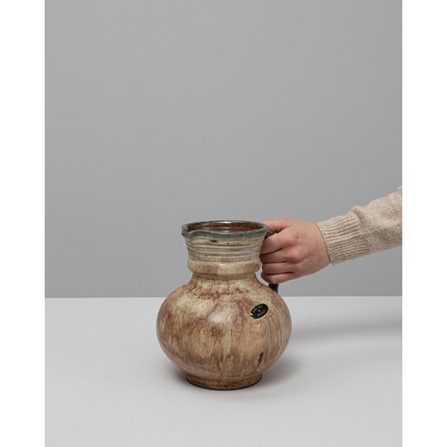 Traditional 20th Century Belgian Ceramic Vase For Sale - Image 3 of 18