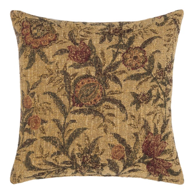 Morris Pomegranate Cushion With Feather Filler - 33x33cm (13"x13") For Sale