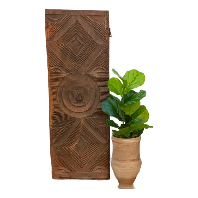 Heritage Antique African Sunburst Medallion Door For Sale