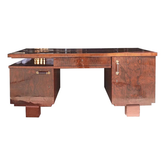 Vintage Art Deco Desk (Restoration Recommended) For Sale