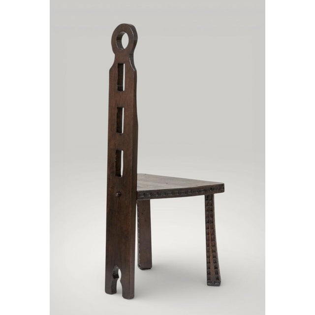 Vintage Spanish Brutalist Side Chairs, 1960s, Set of 2 For Sale - Image 6 of 8