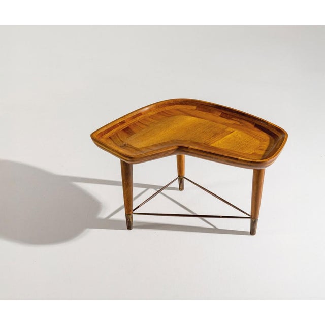 Vintage Coffee Table in Walnut by Giorgio Raponi, 1950s For Sale - Image 6 of 8