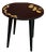 Black Hand-Painted Side Table, 1960s For Sale