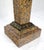Tall Antique c1920s Brass Mount Inlayed Granite 12” Square Pedestal Stand MINT For Sale - Image 10 of 11