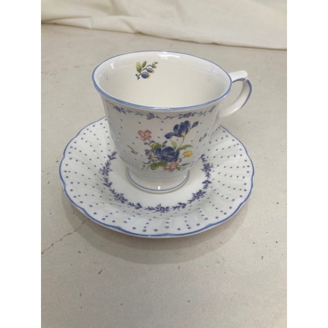 Late 20th Century Nikko Tea Cup and Saucer Made in Japan For Sale - Image 11 of 13