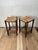 1970s Vintage Rush Seat Stools in the Style of Charlotte Perriand For Sale - Image 10 of 10