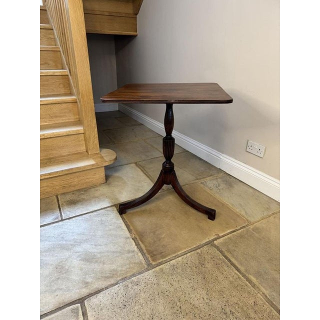 Antique Regency Mahogany Lamp Table, 1830s For Sale - Image 4 of 8
