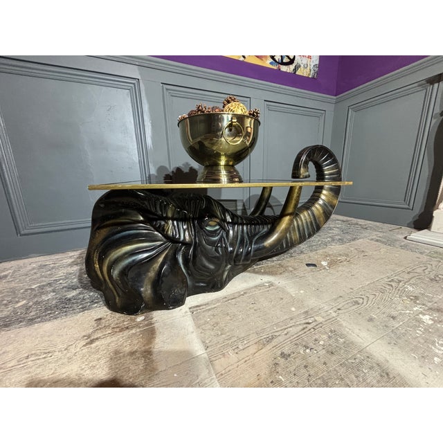 Elephant Head Coffee Table For Sale - Image 6 of 6