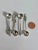 Four Sterling Silver Sugar or Salt Spoons For Sale In Los Angeles - Image 6 of 10