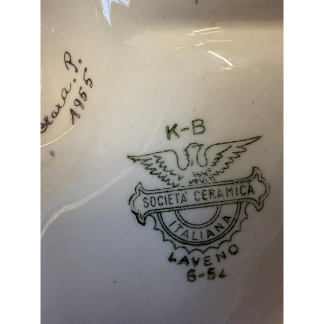 Mid 20th Century Italian Relish Plate For Sale In Miami - Image 6 of 7