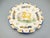 Early 20th-Century French Moustiers plate with unicorn. This lovely lobed faience plate is hand painted with a yellow and...