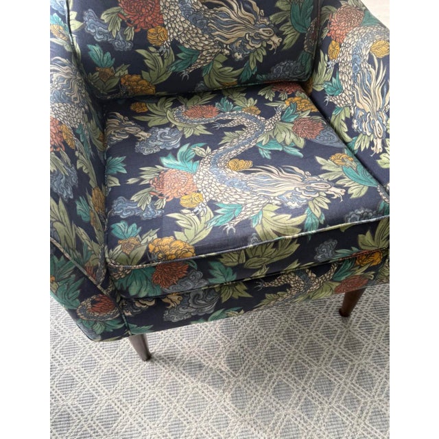 1970s Pair MCM Dragon Chairs For Sale - Image 5 of 10