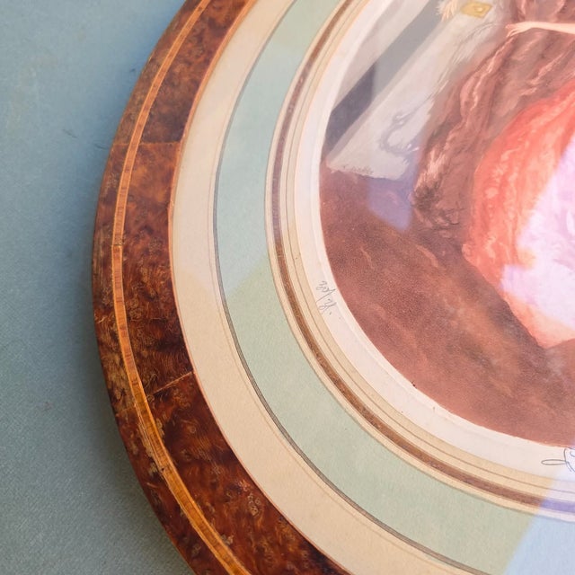 Charles Naillod, The Secret Encounter, 1920s, Glass & Wood & Paper For Sale - Image 14 of 18