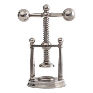 French Art Deco Jacques Adnet Nutcracker in Chrome and Steel, 1930 For Sale