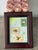Abstract drawing with collage From the Sunshine State of Florida by Elia Framed.
