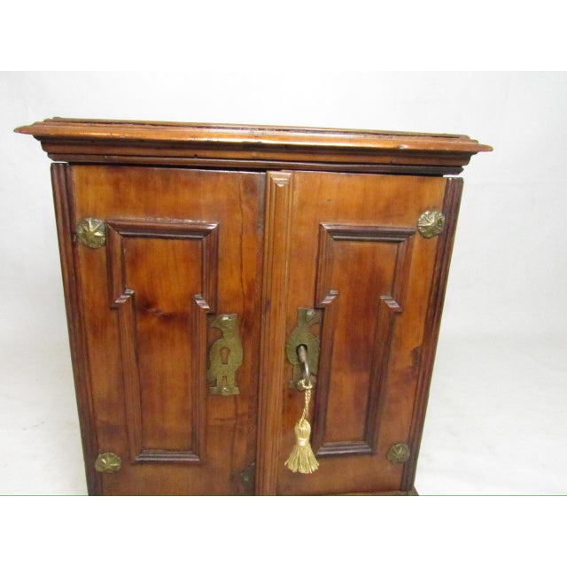 18th C. Italian Table Top Collectors Cabinet For Sale - Image 4 of 18