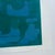 Abstract Original Blue and Green Abstract Monotype Artwork, Unframed For Sale - Image 3 of 5