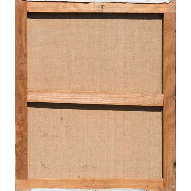 Brick Red 'Mother and Child', Pierre Lavarenne, France; 1965 For Sale - Image 8 of 10