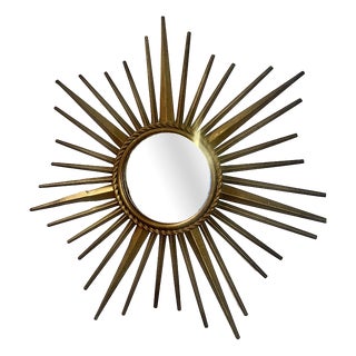 Sunburst Mirror by Chaty Vallauris, France, 1950s For Sale
