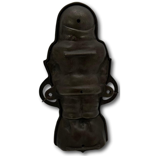 Rare Vintage Authentic Griswold #897 Cast Iron Santa Claus "Hello Kiddies" Cake Mold in Mint Condition - Never Used For Sale - Image 14 of 18
