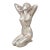 Vintage 12" Art Deco Nude Women Iridescent Ceramic Sculpture For Sale