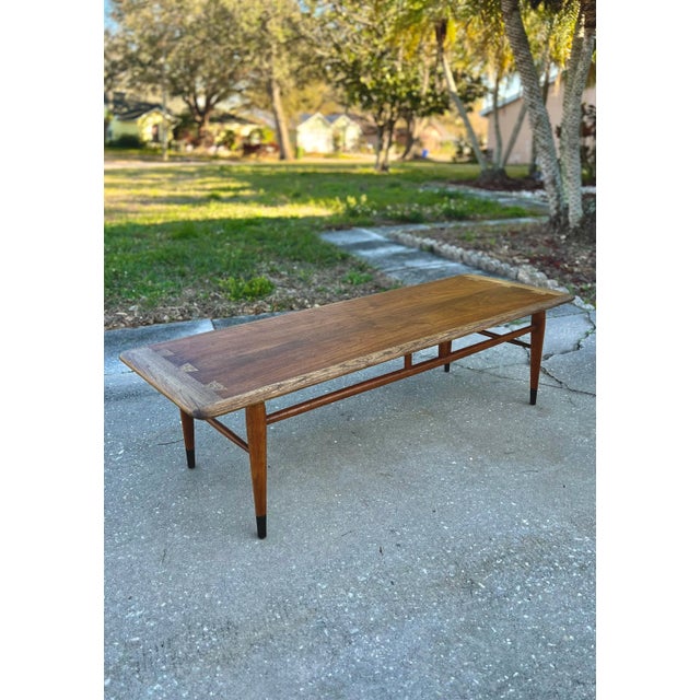 Lane Acclaim Rectangular Coffee Table With Dovetail Detail For Sale - Image 9 of 13