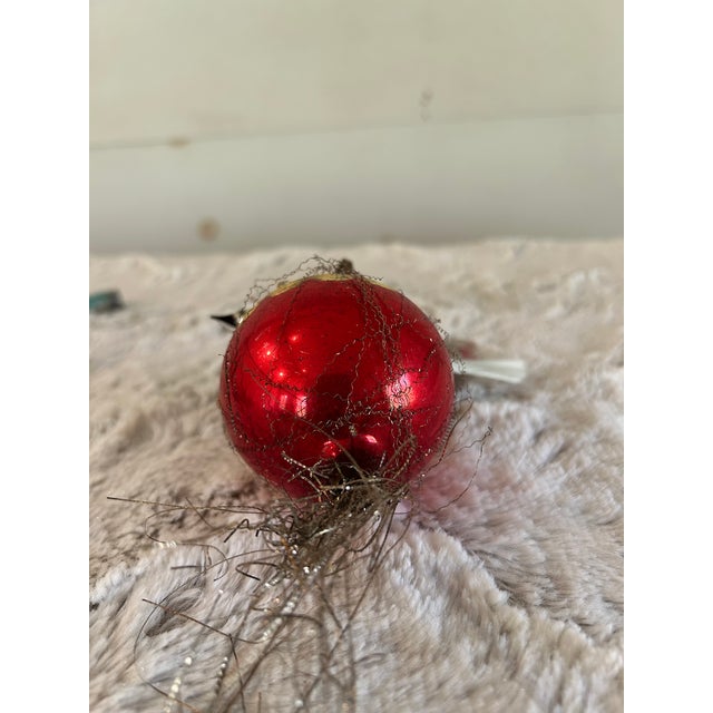 Early 20th Century Antique Bird’s Nest Christmas Ornament For Sale - Image 5 of 5