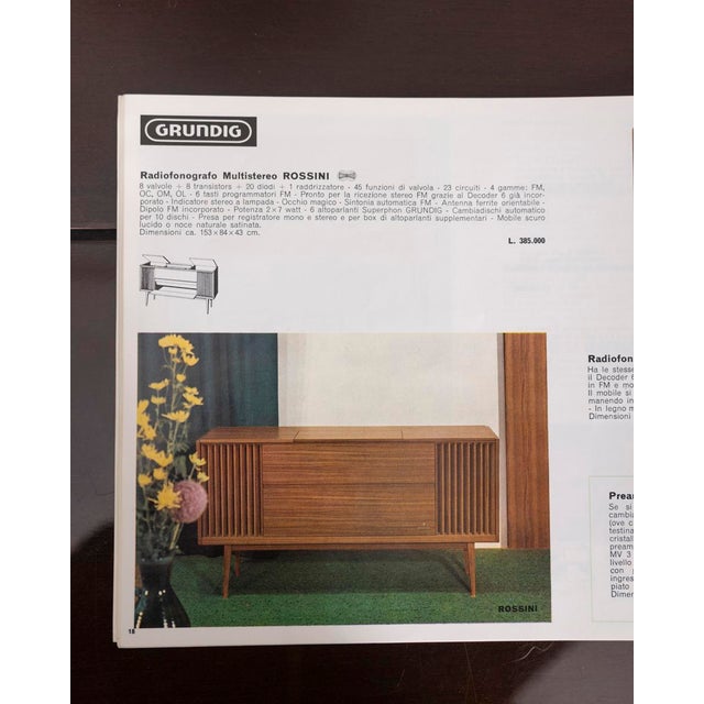 Vintage Radio Stereo from Grundig Rossini, 1968 For Sale - Image 17 of 18