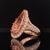 2010s Morganite Diamond Ring 14k Rose Gold 6.91 TCW Certified For Sale - Image 5 of 16