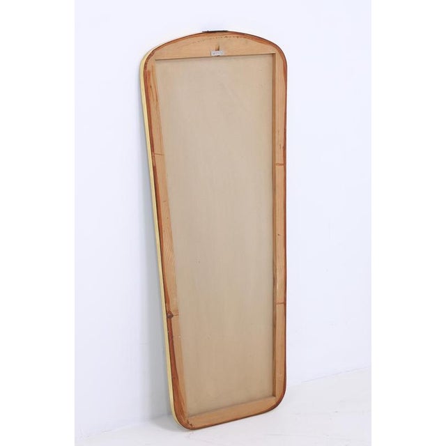 Wood Mid-Century Wooden Hanging Mirror, 1960s For Sale - Image 7 of 11