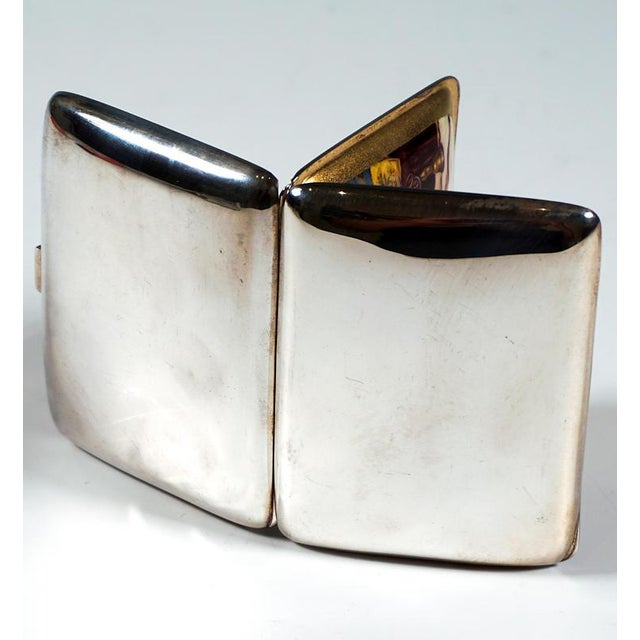 Art Nouveau Silver Cigarette Case, 1890s For Sale - Image 6 of 9