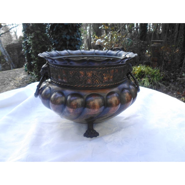 Antique Copper Planter from GG Leykauf Nuremberg, 1890s For Sale - Image 15 of 16