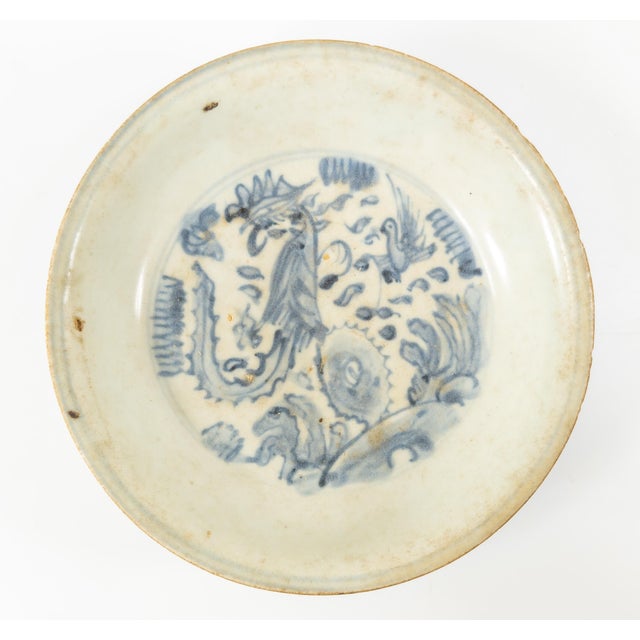 We are selling this Chinese Ming Dynasty blue and white bowl with phoenix decoration. This bowl was most likely made for...