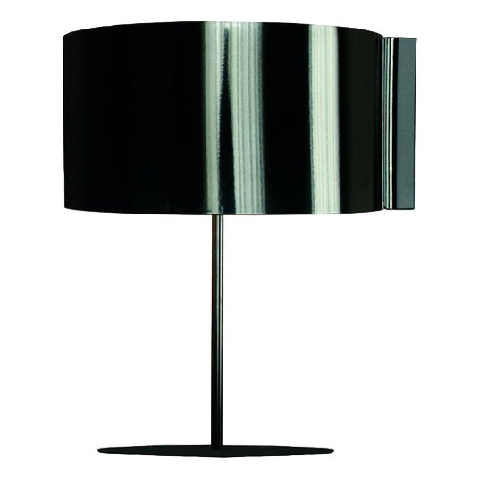 Nendo Switch Table Lamp in Black Metal from Oluce For Sale