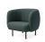 Contemporary Cape Lounge Chair in Petrol Shade by Warm Nordic For Sale - Image 3 of 4
