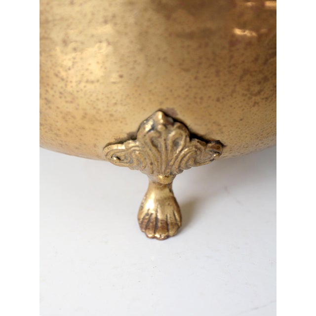 Antique Victorian Brass Jardiniere Planter For Sale - Image 11 of 14