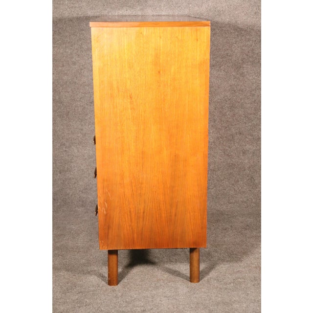 Burnt Orange Mid 20th Century Pierre Debs Designed Dresser by Bassett, Attributed For Sale - Image 8 of 8