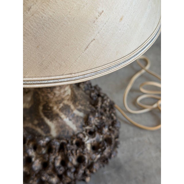 Mid 20th Century Mid-Century Modern Vulcano Ceramic Table Lamp For Sale - Image 10 of 10
