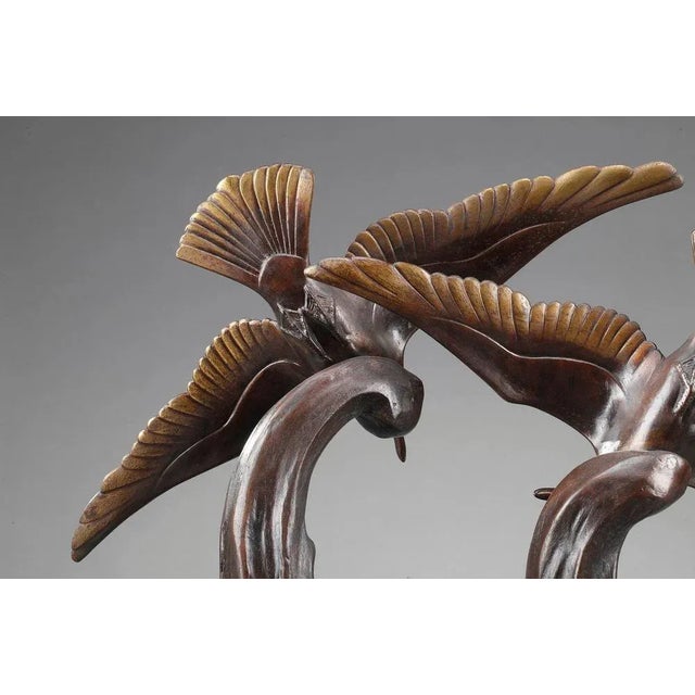 Bronze Flying Gulls Figure by Enrique Molins For Sale - Image 10 of 16